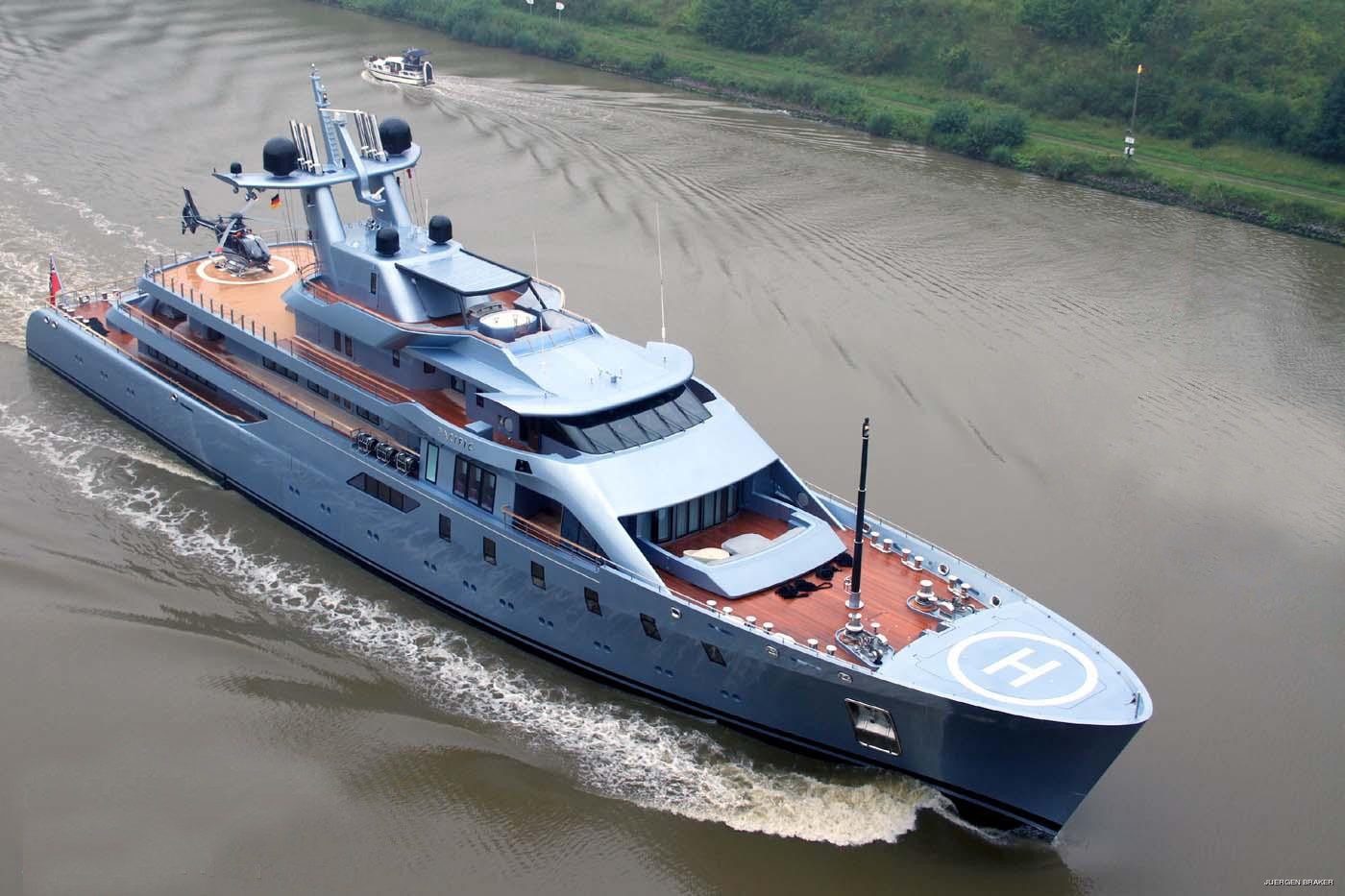 who owns the superyacht pacific